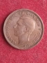 Халф пени 1945 г. Великобритания., снимка 2