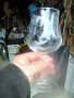 Немска стъклена чаша за вино с инкрустирано име и Фолксваген, снимка 3