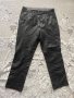 Панталони кожени черни, естествена кожа, снимка 1 - Панталони - 42791822