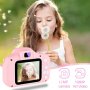 Дигитален детски фотоапарат STELS W300, 64GB SD, Игри, Розов/Син/Зелен, снимка 4