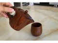 Японски дървен чайник за приготвяне на чай - еко продукт , снимка 1 - Прибори за хранене, готвене и сервиране - 30046425