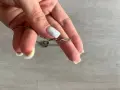 Сребърно колие 925 със сърце, снимка 2