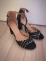 Дамски сандали със среден ток, номер 38 , снимка 2