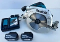 Makita DHS900 - Безчетков мощен ръчен циркуляр 235мм 2x18V 5.0Ah като нов!, снимка 1