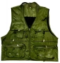 Рибарска жилетка в зелено, размери 2XL/3XL, с много джобове, снимка 5