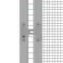 vidaXL Клетка за птици антрацит 111x107x211,5 см поцинкована стомана, снимка 4
