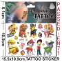 7 вида Пес патрул Paw patrol кучета Tattoo татос татуировка временна детска татоси татуси, снимка 5