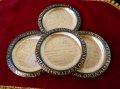 In Vino Veritas,посребрена чиния,подложка. , снимка 1 - Антикварни и старинни предмети - 30102544