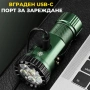 Мощен ръчен LED прожектор фенер YEMAO 3000 лумена UV червена зелена синя светлина USB-C магнит, снимка 8