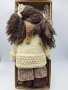 Waldorf Doll Ръчно изработена плюшена кукла, пълнена плюшена щастлива кукла изненада подарък парца, снимка 4