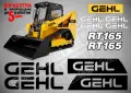 GEHL строителна техника и механизация стикери, снимка 10