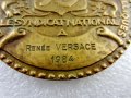 Френски настолен медал-Синдикален-1984г-Рене Версаче, снимка 7
