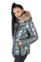 Зимно дамско яке – 4117 качулка с естествен пух от лисица, снимка 12