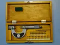 Микрометричен резбомер DDR Suhl M Thread Мicrometer 0-25mm 0.01mm, снимка 2
