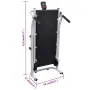 vidaXL Мини бягаща пътека, сгъваема, 93x36 см, черна, снимка 8