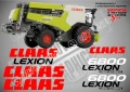 CLAAS Lexion 6600 стикери надписи, снимка 16