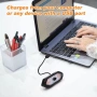 Комплект за велосипед задна LED светлина с мигачи и клаксон USB, снимка 12