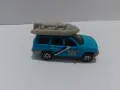 Jeep Grand Cherokee с лодка/сал на покрива на марката Matchbox (в мащаб около 1:58 – 1:64)., снимка 3