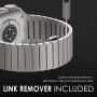 Стоманени каишки Link Bracelet за Apple Watch ULTRA/SE/10/9/8/7/6, снимка 9