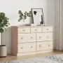 vidaXL Скрин ALTA, 112x35x73 см, бор масив, снимка 2