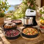1+1 Подарък – Миксер с въртяща купа Silver Love 300W + Комплект 4 тави Rosberg с незалепващо мраморн, снимка 2