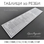 ТАБЛИЦИ за РЕЗБИ и ТАБЕЛКИ за СТРУГОВЕ C10M/MB ; С11A/М/МВ/MT, снимка 3