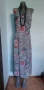 L / XL "Butz Moda" / Флорална рокля с цепки , снимка 2