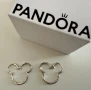 ALE S925 Сребърни обеци Pandora Disney Mickey Mouse , снимка 2