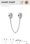 Pandora Осигурителна верижка клипс, снимка 1