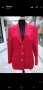 Дамско сако, червен цвят.L размер , снимка 1 - Сака - 38042601