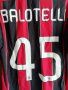 AC Milan Mario Balotelli Adidas оригинална фланелка тениска Милан Балотели 2012/2013, снимка 3