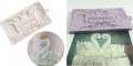 Лебед Лебеди с корона и цветя Грамаден силиконов молд форма за украса торта с фондан шоколад гипс, снимка 1 - Форми - 29792764