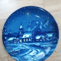 Немска порцеланова декоративна чиния Feltmann Weiden , снимка 1 - Декорация за дома - 34406051