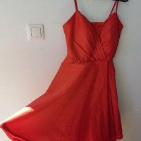 Официална червена рокля , снимка 4 - Рокли - 42188667
