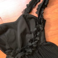 Черна рокля с гол гръб, снимка 4 - Рокли - 29601265