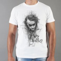 Тениска The Joker ( Батман Жокер ) Why so serious 4 модела, снимка 3 - Тениски - 28063191