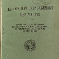 Le contrat d'engagement des marins, снимка 3 - Художествена литература - 38534315