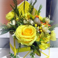 Подаръчен плик с цветя, снимка 2 - Подаръци за рожден ден - 37440959