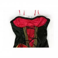Halloween costume -  Червената шапчица  Рокля, ръкавици, наметало, чанта тип бонбон Размер  С/М  90 , снимка 5 - Комплекти - 38240243