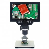 Дигитален микроскоп MUSTOOL G 1200X/HDR/1080FHD/12MP/LED/3000 mAh/ алуминиев статив