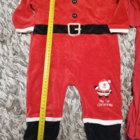 Коледни костюмчета за бебчета до 18 месеца +ПОДАРЪК нов чифт топли чорапки , снимка 3 - Комплекти за бебе - 39105068