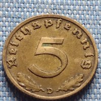 Монета 2 райхсфенинг 1938 Германия Трети Райх с СХВАСТИКА за КОЛЕКЦИЯ 31558, снимка 3 - Нумизматика и бонистика - 42822308