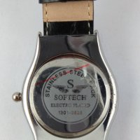 Softech - чисто нов елегантен часовник с каишка от естествена кожа, снимка 4 - Дамски - 27901797