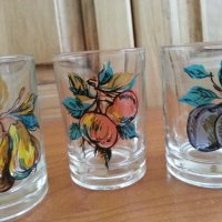 Стъклени чаши чашки , снимка 4 - Антикварни и старинни предмети - 37685526