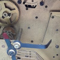 Ретро механичен каминен часовник , снимка 11 - Антикварни и старинни предмети - 31297311
