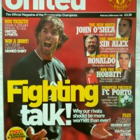 Списание "UNITED" - за феновете на Манчестър Юнайтед, февруари 2004г., снимка 1 - Списания и комикси - 30147006