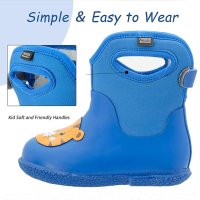 CNSBOR Детски ботуши за дъжд, водоустойчиви гумени ботуши унисекс, снимка 2 - Детски боти и ботуши - 42299143