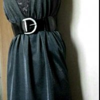 Чисто нова рокля в черно и сребристо  🍀👗S,M,L🍀👗 арт.1061, снимка 1 - Рокли - 29704652
