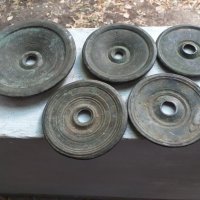 Стари бронзови османски теглилки за кантар - екзагии, снимка 1 - Антикварни и старинни предмети - 34219359