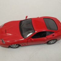 Метална количка Ferrari 550 Maranello Anson1:18, снимка 4 - Колекции - 34366683